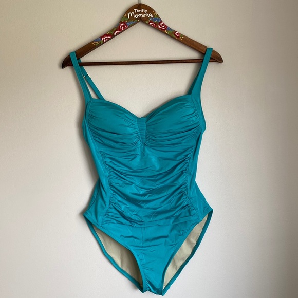 La Blanca Other - La Blanca teal womens one piece bathing suit/swimwear size 12. Gorgeous!!